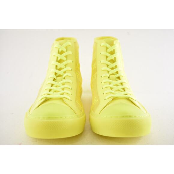 Louis Vuitton Luxembourg Tattoo Yellow Monogram High Top Sneaker UK 9 US 10 11 - Picture 7 of 13